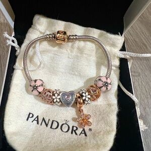 Pandora Bracelet w/ Charms